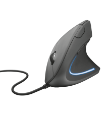 Мышь Trust Mouse Verto, Optical, USB, 1000-1600dpi, LED Illuminated, Ergonomic, Black [22885]                                                                                                                                                             