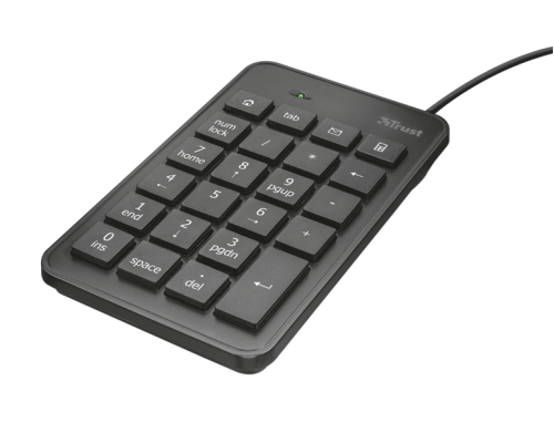 Мышь Trust Keyboard NumPad Xalas, USB, Black [22221]