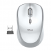 Мышь Trust Wireless Mouse Yvi, USB, 800-1600dpi, Black, подходит под обе руки, White [23386]