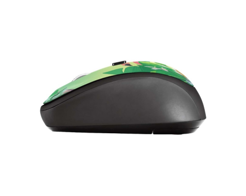 Мышь Trust Wireless Mouse Yvi, USB, 800-1600dpi, Black, подходит под обе руки, Toucan [23389]