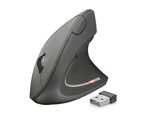 Мышь Trust Wireless Mouse Verto, USB, 800-1600dpi, Illuminated, Ergonomic, Black [22879]