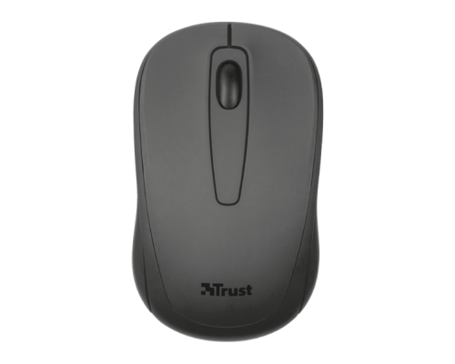 Мышь Trust Wireless Mouse Ziva, USB, 800-1600dpi, Black, подходит под обе руки [21509]