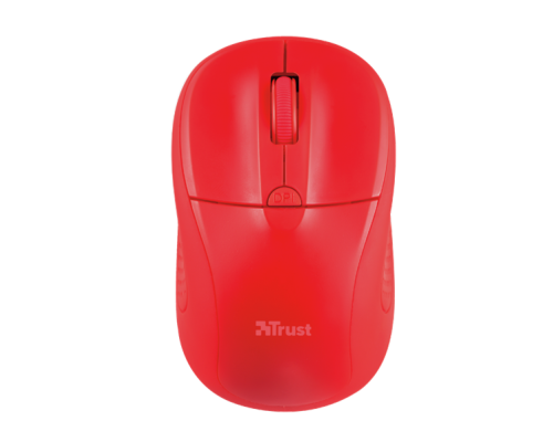 Мышь Trust Wireless Mouse Primo, USB, 800-1600dpi, Red, подходит под обе руки  [20787]