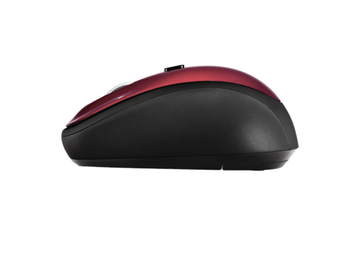 Мышь Trust Wireless Mouse Yvi, USB, 800-1600dpi, Red, подходит под обе руки [19522]