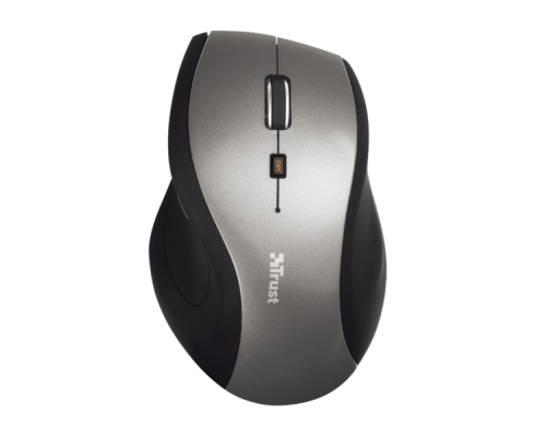 Мышь Trust Wireless Mouse Sura, 800-1600dpi, Black/Silver [19938]