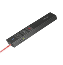 Мышь Trust Wireless Presenter Sqube Ultra-Slim, USB, Laser-Red, Black [21946]                                                                                                                                                                             
