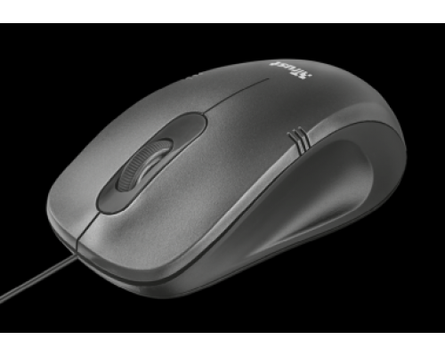 Мышь Trust Mouse Ivero, Optical, USB, 1000dpi, Ergonomic, Black [20404]