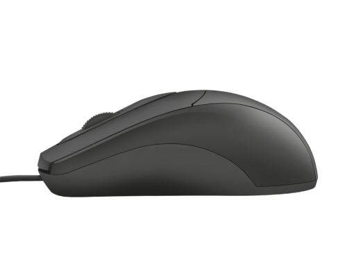 Мышь Trust Mouse Ziva, Optical, USB, 1200dpi, Black, подходит под обе руки  [21947]