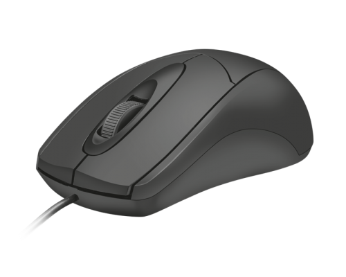 Мышь Trust Mouse Ziva, Optical, USB, 1200dpi, Black, подходит под обе руки  [21947]