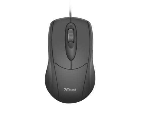 Мышь Trust Mouse Ziva, Optical, USB, 1200dpi, Black, подходит под обе руки  [21947]