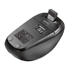 Мышь Trust Wireless Mouse Yvi, USB, 800-1600dpi, Black, подходит под обе руки, Parrot [23387]                                                                                                                                                             