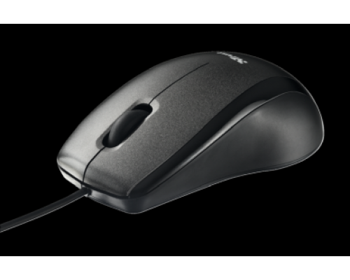 Мышь Trust Mouse Carve, Optical, USB, 800dpi, Black, подходит под обе руки  [15862]