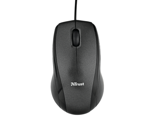 Мышь Trust Mouse Carve, Optical, USB, 800dpi, Black, подходит под обе руки  [15862]