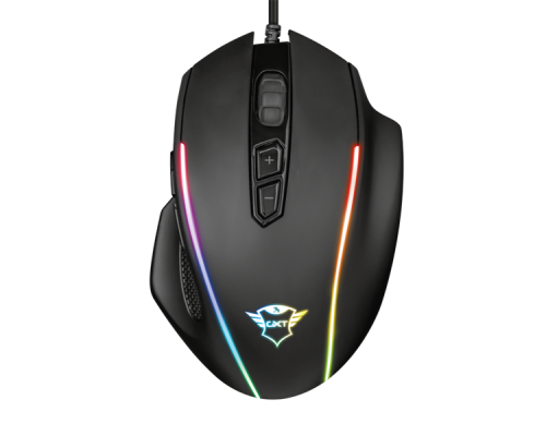 Мышь Trust Gaming Wireless Mouse GXT 165 Celox, USB, 200-10000dpi, Illuminated, 4 Additional Weights (4 gram), Black [23092]