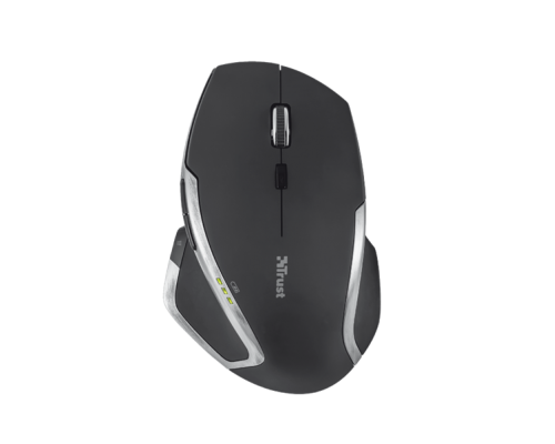 Мышь Trust Wireless Mouse Evo, USB, 800-2400dpi, Ergonomic, Black [19829]