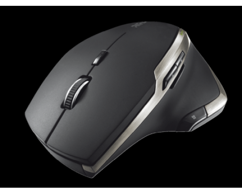 Мышь Trust Wireless Mouse Evo, USB, 800-2400dpi, Ergonomic, Black [19829]