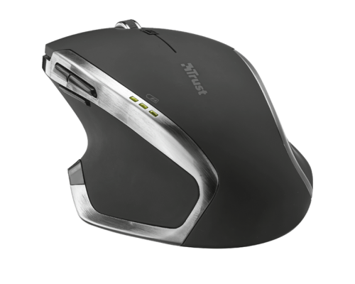 Мышь Trust Wireless Mouse Evo, USB, 800-2400dpi, Ergonomic, Black [19829]