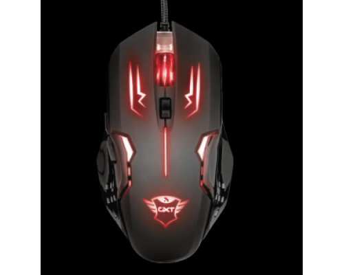 Мышь Trust Gaming Mouse GXT 108 Rava, USB, 600-2000dpi, Illuminated, Black [22090]