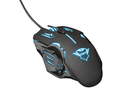 Мышь Trust Gaming Mouse GXT 108 Rava, USB, 600-2000dpi, Illuminated, Black [22090]