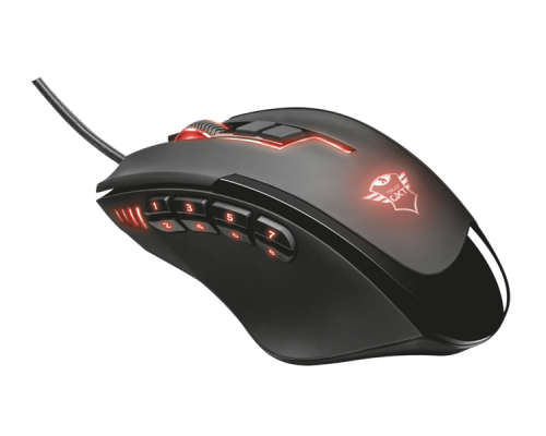 Мышь Trust Gaming Mouse GXT 164 Sikanda, USB, 100-5000dpi, Illuminated, Black [21726]