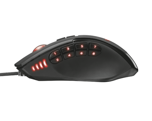 Мышь Trust Gaming Mouse GXT 164 Sikanda, USB, 100-5000dpi, Illuminated, Black [21726]