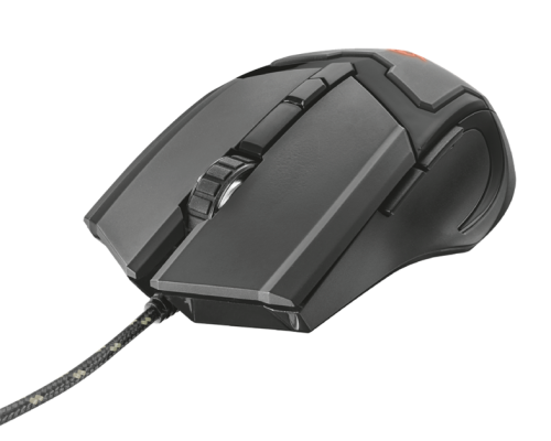 Мышь Trust Gaming Mouse GXT 101 GAV, USB, 600-4800dpi, Illuminated, Black [21044]