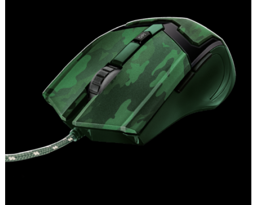 Мышь Trust Gaming Mouse GXT 101C Gav, USB, 600-4800dpi, PC/PS4, Xbox One, Camo green [22793]