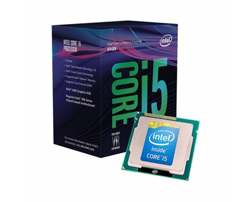 Процессор CPU Intel Core i5-10400 (2.9GHz/12MB/6 cores) LGA1200 BOX, UHD630 350MHz, TDP 65W, max 128Gb DDR4-2666, BX8070110400SRH78