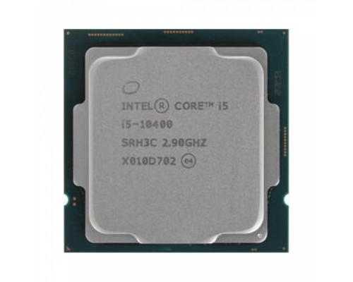 Процессор CPU Intel Core i5-10400 (2.9GHz/12MB/6 cores) LGA1200 BOX, UHD630 350MHz, TDP 65W, max 128Gb DDR4-2666, BX8070110400SRH78