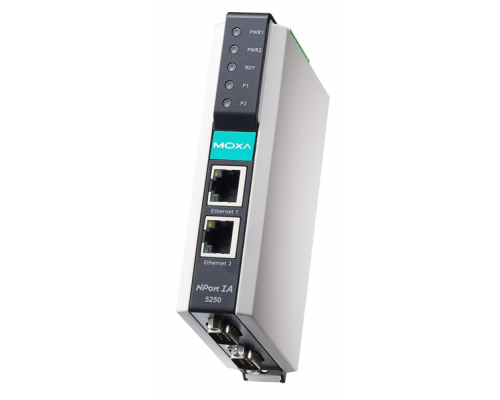 Ethernet сервер последовательных интерфейсов, 1xRS-232/422/485, с каскадированием (2xEthernet, 1 IP-адрес)