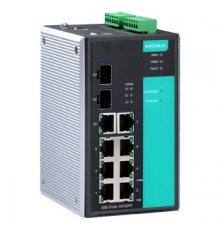 Промышленный 10-портовый управляемый коммутатор: 7 портов 10/100 BaseT Ethernet, 1 х 10/100/1000 BaseT Ethernet, 2 x Gigabit SFP                                                                                                                          