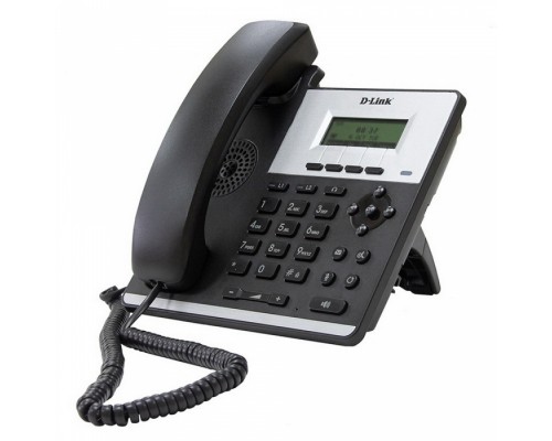 Телефон IP DPH-120SE/F2B VoIP Phone with PoE support, 1 10/100Base-TX WAN port and 1 10/100Base-TX LAN port.