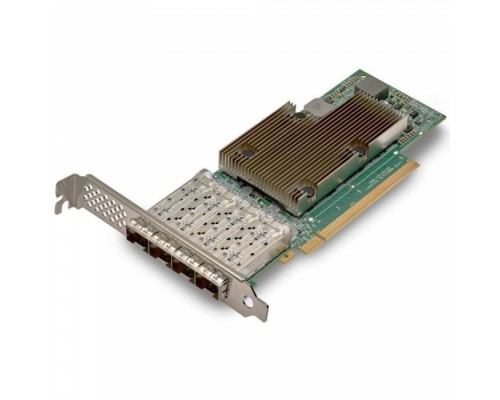 Сетевой адаптер NetXtreme P425G (BCM957504-P425G) SGL   4x25GbE (25/10GbE), PCIe 4.0 x16, SFP28, BCM57504, NIC Adapter OEM