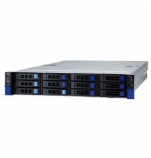 Платформа системного блока TYAN B8252T75V8E4HR-8X-2T  Tyan 2U2S Server barebone, AMD dual ROME 7002 processors, DDR4 3200MHz x 32 DIMMs, 2 x 10GbE LAN and 1 OCP 3.0 LAN mezzanine slot, hot-swap 3.5” SATA 6G hdd slots + (4) hot-swap NVMe 2.5