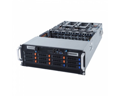 Платформа системного блока G492-Z50 (rev.100) HPC Server - 4U DP 10 x Gen4 GPU Server 8-Channel RDIMM/LRDIMM DDR4 per processor, 32 x DIMMs 3 x 80 PLUS Platinum 2200W redundant PSU Intel® X550-AT2