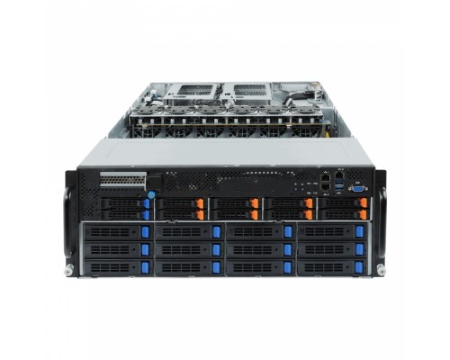 Платформа системного блока G482-Z50 (rev. 100)  4U, 2x AMD EPYC 7002, 32x DDR4, 2x 10Gb Intel X550-AT2, 2x 1Gb Intel I350-AM2, 8x 2.5