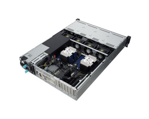 Платформа системного блока ASUS RS520-E9-RS12-E 3x SFF8643 + 4x OCuLink on the  backplane, 4x ports OCuLink card + cables, RAID/HBA SAS required!, 2x 2.5 rear trays included, 2x 800W