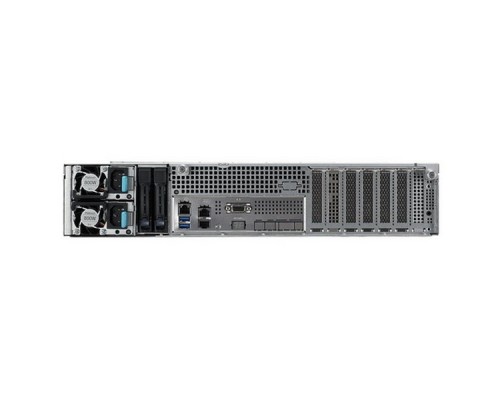 Платформа системного блока ASUS RS520-E9-RS12-E 3x SFF8643 + 4x OCuLink on the  backplane, 4x ports OCuLink card + cables, RAID/HBA SAS required!, 2x 2.5 rear trays included, 2x 800W