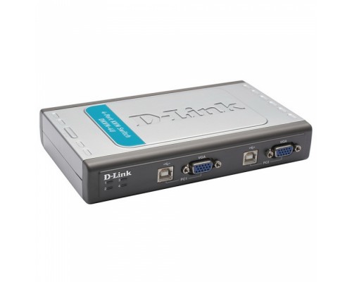 Переключатель консоли DKVM-4U/C2A 4-port KVM Switch with VGA and USB ports. Control 4 computers from a single keyboard, monitor, mouse, Supports video resolutions up to 2048 x 1536, Switching button or Hot Key command, Auto-scan mode, Buzzer. Quick G