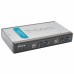 Переключатель консоли DKVM-4U/C2A 4-port KVM Switch with VGA and USB ports. Control 4 computers from a single keyboard, monitor, mouse, Supports video resolutions up to 2048 x 1536, Switching button or Hot Key command, Auto-scan mode, Buzzer. Quick G