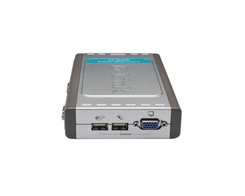 Переключатель консоли DKVM-4U/C2A 4-port KVM Switch with VGA and USB ports. Control 4 computers from a single keyboard, monitor, mouse, Supports video resolutions up to 2048 x 1536, Switching button or Hot Key command, Auto-scan mode, Buzzer. Quick G