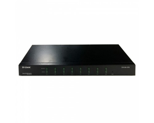 Переключатель консоли (KVM) DKVM-IP8/A2A 8-port KVM over IP Switch with VGA and USB ports.