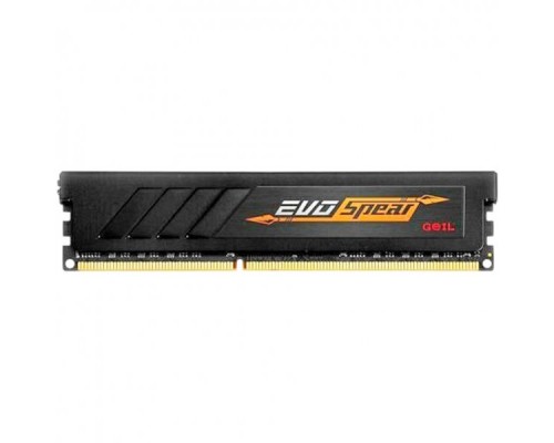 Память DDR4 8GB GeIL DDR4 3000 DIMM EVO Spear Black Gaming Memory GSB48GB3000C16ASC Non-ECC, CL16, 1.35V, RTL