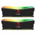 Модуль памяти 32GB PNY DDR4 3200 DIMM XLR8 EPIC-X RGB Gaming Memory [MD32GK2D4320016XRGB] Non-ECC, CL16, 1.35V, Heat Shield, XMP 2.0, Kit (2x16GB), RTL , (638379)