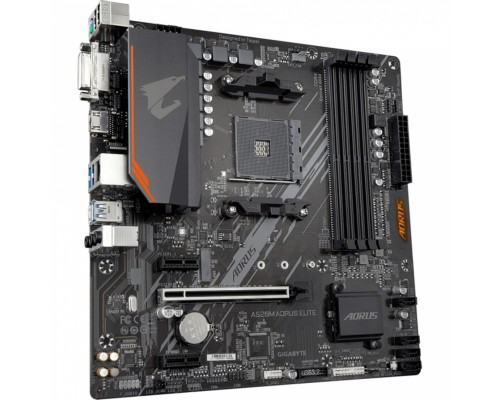 Материнская плата A520M AORUS ELITE, Socket AM4, AMD A520, 4xDDR4-3200, DVI-D+HDMI, 1xPCI-Ex16, 2xPCI-Ex1, 4xSATA3(RAID 0/1/10), 1xM.2, 8 Ch Audio, GLan, (2+2)xUSB2.0, (4+2)xUSB3.2, 1xPS/2, mATX, RTL