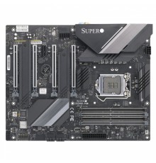 Материнская плата MBD-C9Z490-PG-O Socket LGA1200/Intel Z490/4 слота 16x PCI-E/1x DisplayPort, 1x HDMI 2.0/10 Гбит / с + 1 Гбит / с RAID-контроллер /ATX/4x DDR4/2 разъема M Key PCI-E 2260, 2280, 22110                                                   