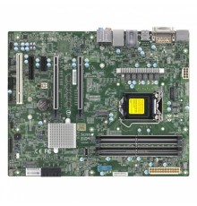 Материнская плата MBD-X12SAE-O 10th Generation Intel® Core™ i9/Core™ i7/Core™i5/Core™i3/Pentium®/Celeron® Processor,Intel® Xeon® W-1200 Processors Single Socket LGA-1200 (Socket H5) supported,CPU TDP support Up to 125W TDP,1 PCI-E 3.0x4,2 PCI-E 3.0x1