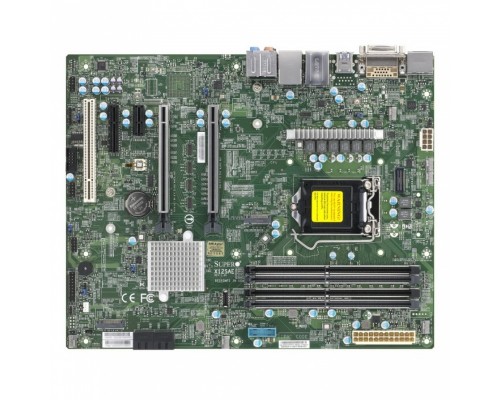 Материнская плата MBD-X12SAE-O 10th Generation Intel® Core™ i9/Core™ i7/Core™i5/Core™i3/Pentium®/Celeron® Processor,Intel® Xeon® W-1200 Processors Single Socket LGA-1200 (Socket H5) supported,CPU TDP support Up to 125W TDP,1 PCI-E 3.0x4,2 PCI-E 3.0x1