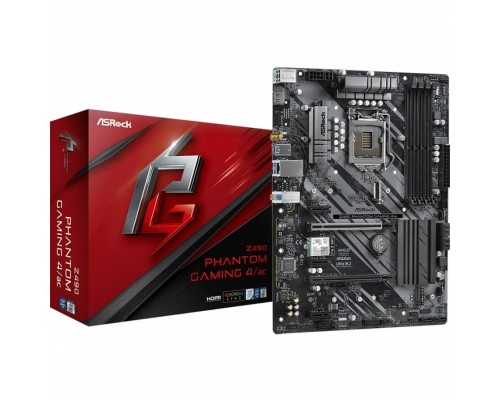 Материнская плата ASRock Z490 PHANTOM GAMING 4/AC (LGA1200, ATX)