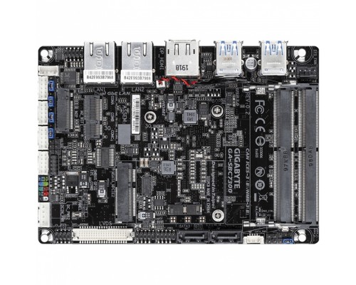 Материнская плата GA-SBC7300, Intel® Core™ i5-7300U (3.5 GHz), 2xDDR4-2133 SO-DIMM, HDMI+DP+LVDS, 2xSATA3, 1xMSATA, 1xM.2, 2 Ch Audio, 2xGLan, (0+4)xUSB2.0, (4+0)xUSB3.1, SBC, RTL